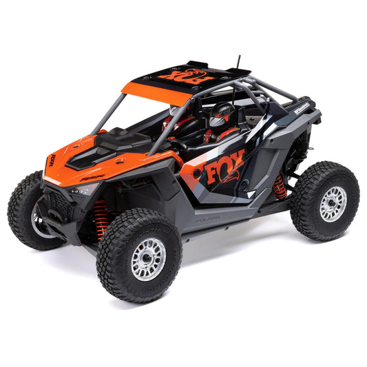 Losi RZR Rey 4WD Brushless Polaris RTR 1:10 RC Car - Orange, FOX
