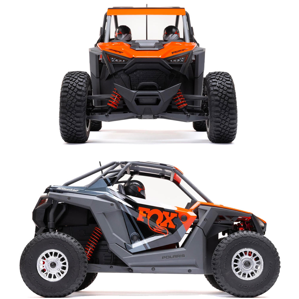 Losi RZR Rey 4WD Brushless Polaris RTR 1:10 RC Car - Orange, FOX