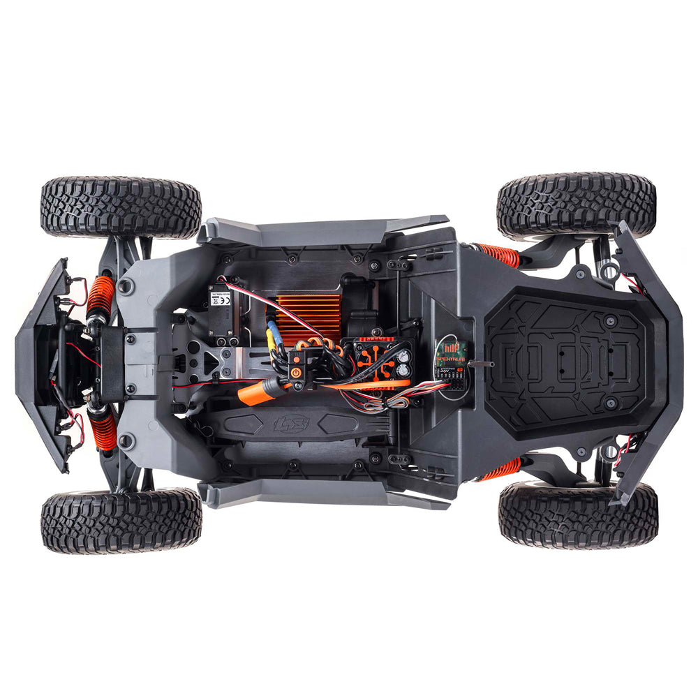 Losi RZR Rey 4WD Brushless Polaris RTR 1:10 RC Car - Orange, FOX