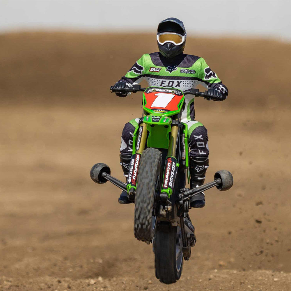 Losi Promoto-MX Motorcycle Pro 1:4 RTR RC Bike w/Battery & Charger Green 6000T2