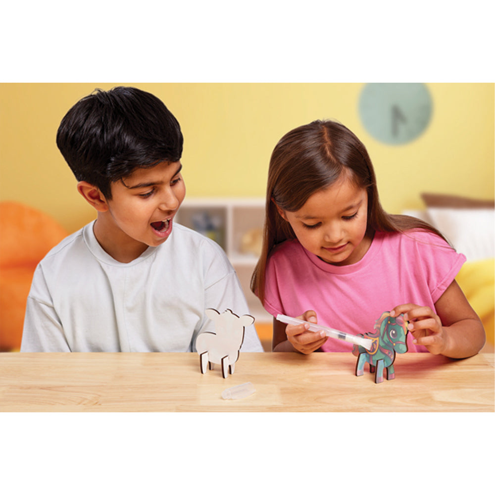 Create N Colour Fun Farm Friends Set 2 Horse/Cow - Magic Painting with Water!