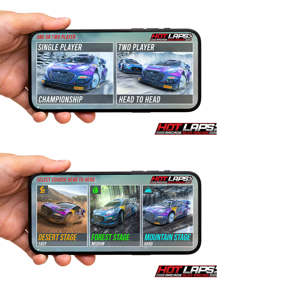 Scalextric C1452M Ford Puma Rally1 WRC Hot Laps Slot Car Race Set