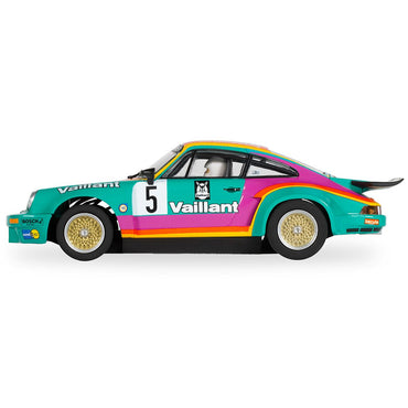 Scalextric C4439 Porsche 911 3.0 RSR - Vaillant 1:32 Slot Car - No Case