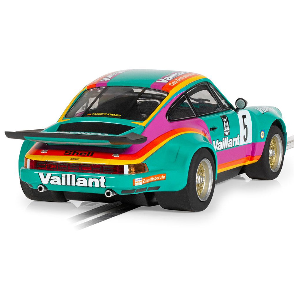 Scalextric C4439 Porsche 911 3.0 RSR - Vaillant 1:32 Slot Car - No Case