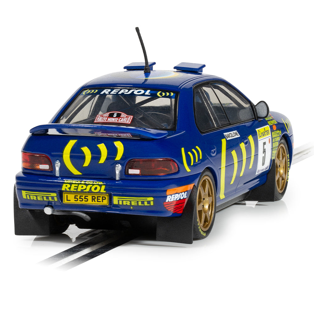 Scalextric C4555 Subaru Impreza WRX - 1995 Carlos Sainz 1:32 Slot Car - No Case