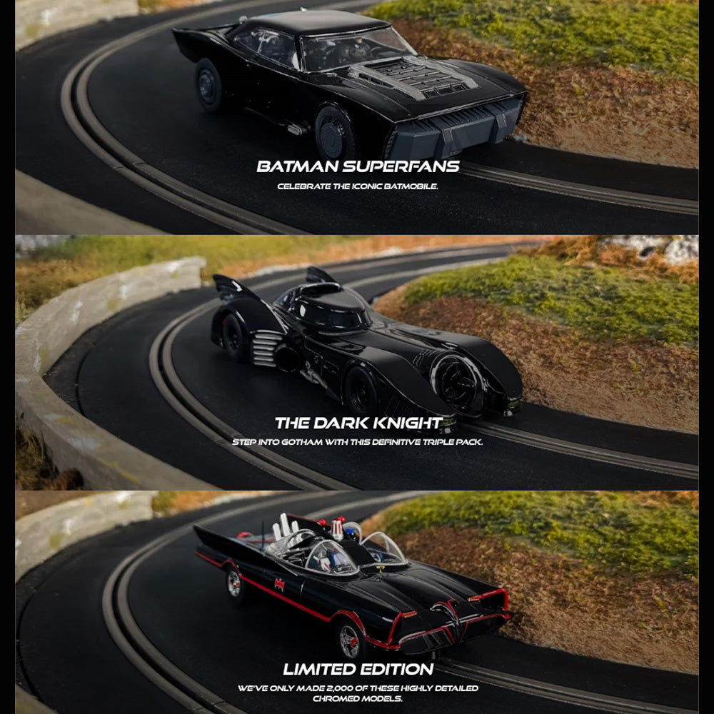 Scalextric C4575A Batman: Batmobile Ultimate Collection Triple Pack