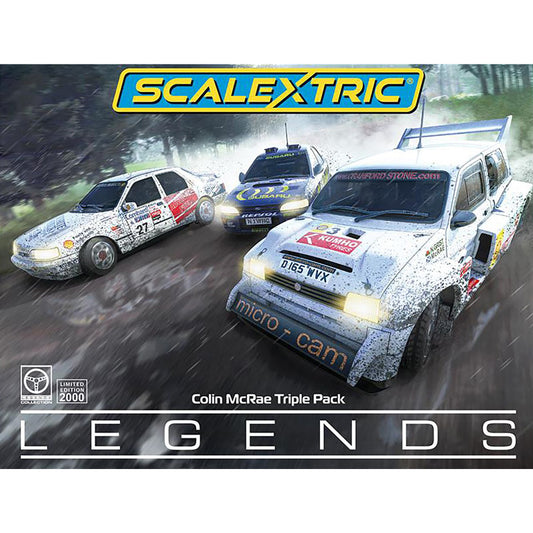 Scalextric C4612A Colin McRae Triple Pack