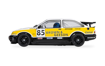 Scalextric C4628 Ford Sierra RS500 - YTCC Dan Brown 2024 1:32 Slot Car