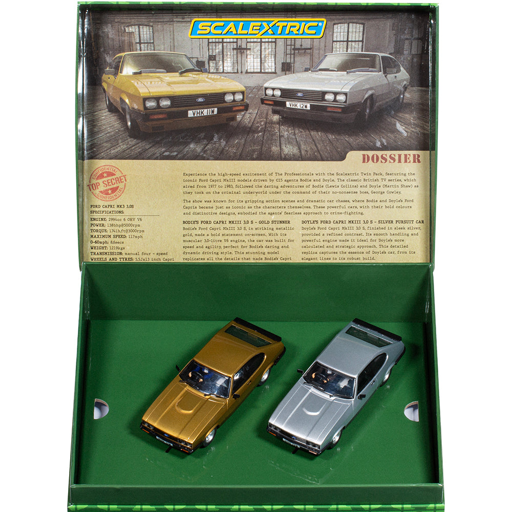 Scalextric C4642 The Professionals Capri Twin Pack 1:32 Slot Cars