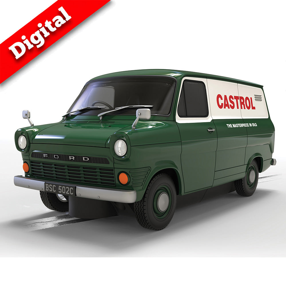 Scalextric Digital C4648 Ford Transit MK1 - Castrol 1:32 Slot Car