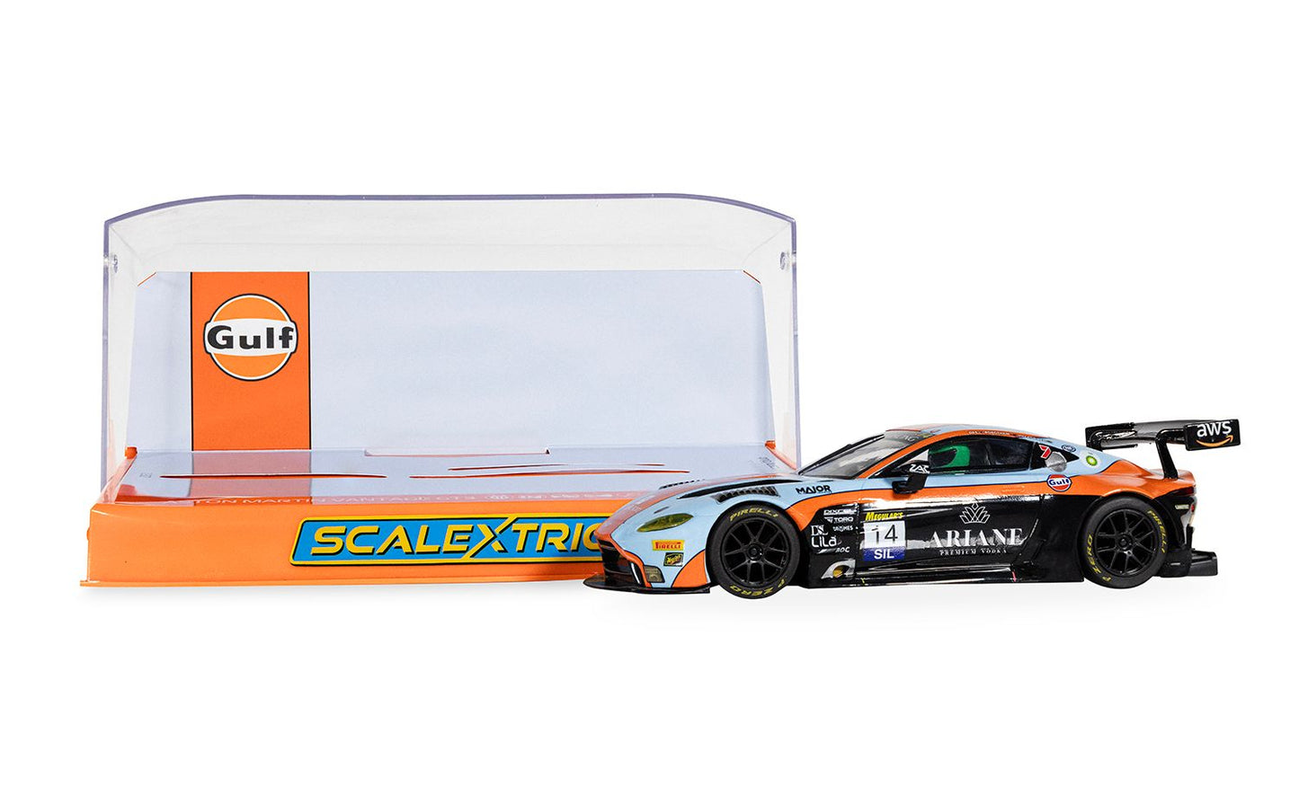 Scalextric C4655 Aston Martin GT3 Vantage - Bathurst 2025 - Gulf Edition