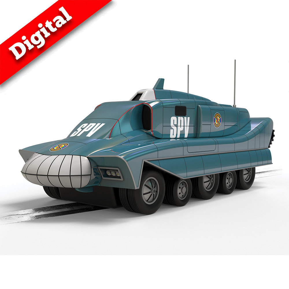Scalextric Digital C4672 Captain Scarlett SPV - Chrome Edition 1:32 Slot Car
