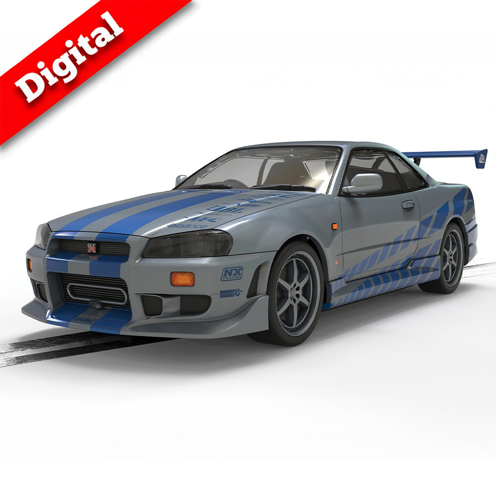 Scalextric Digital C4674 Nissan R34 Skyline - 2Fast 2Furious 1:32 Slot Car