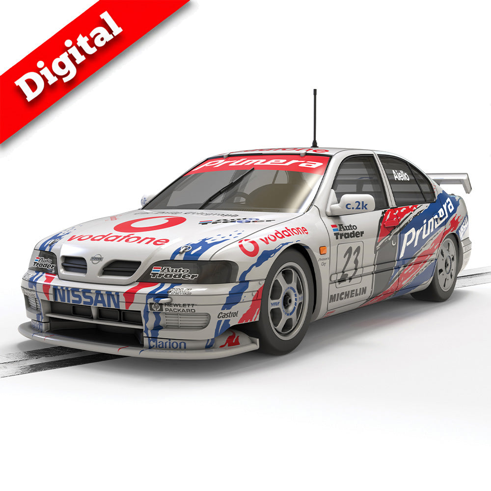 Scalextric Digital C4686 Nissan Primera - BTCC 1999 Laurent Aiello 1:32 Slot Car