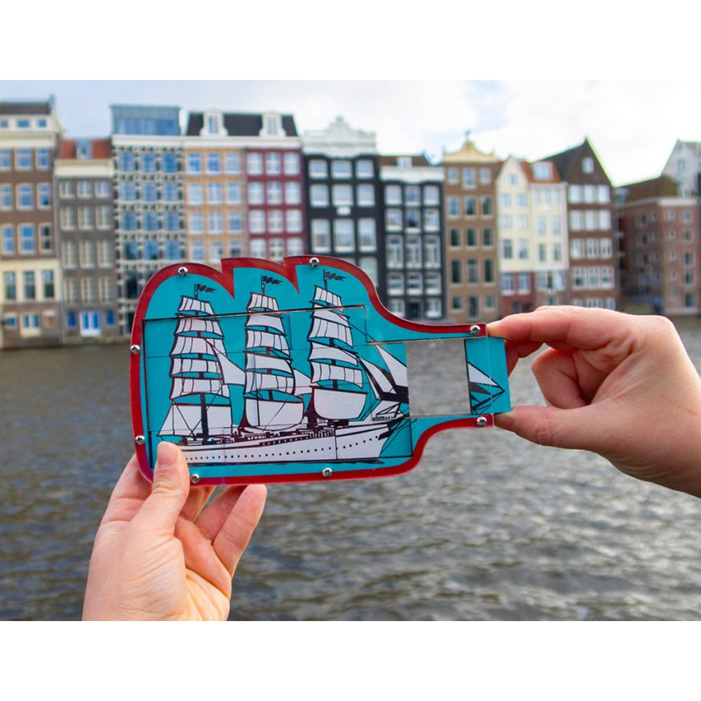 Ship in a Bottle - Constantin Puzzle Wooden Brain Game from Recent Toys C5099