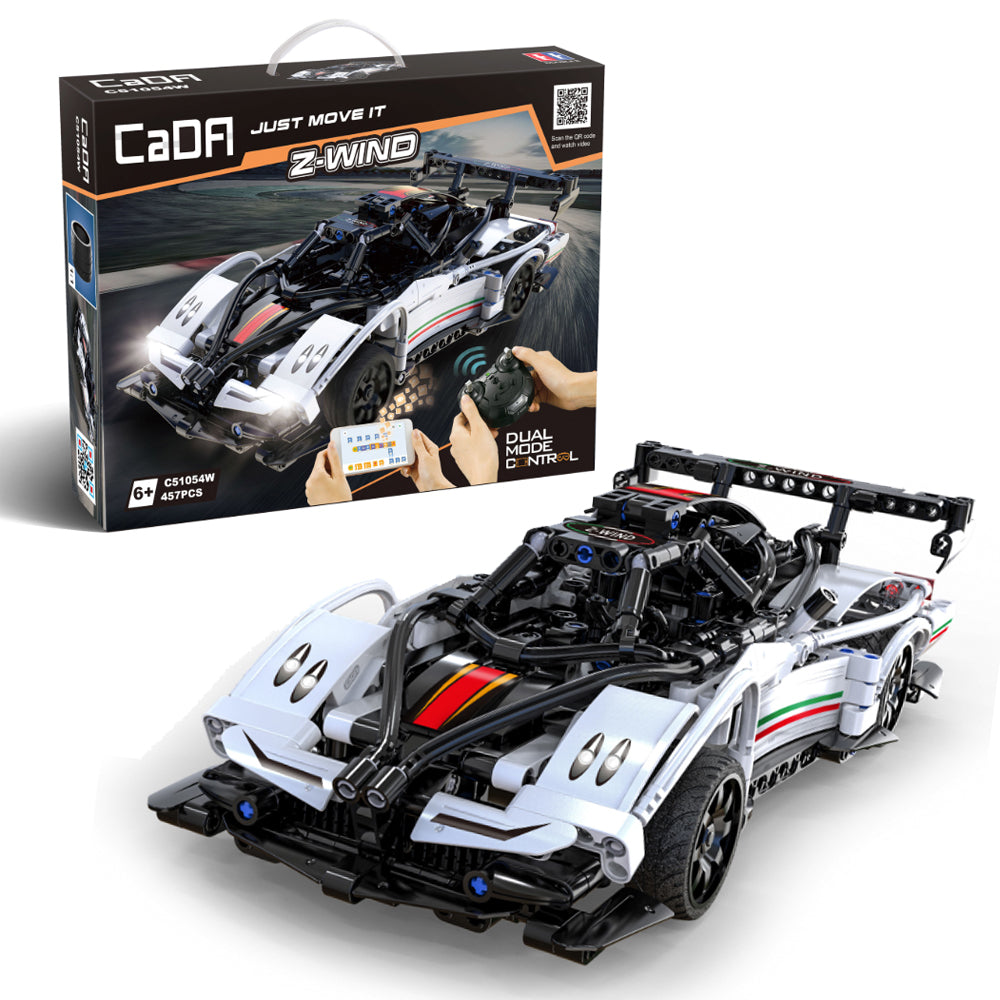 CaDA Z-Wind RC Super Car Brick Model Age 6+ 457pcs 51054W
