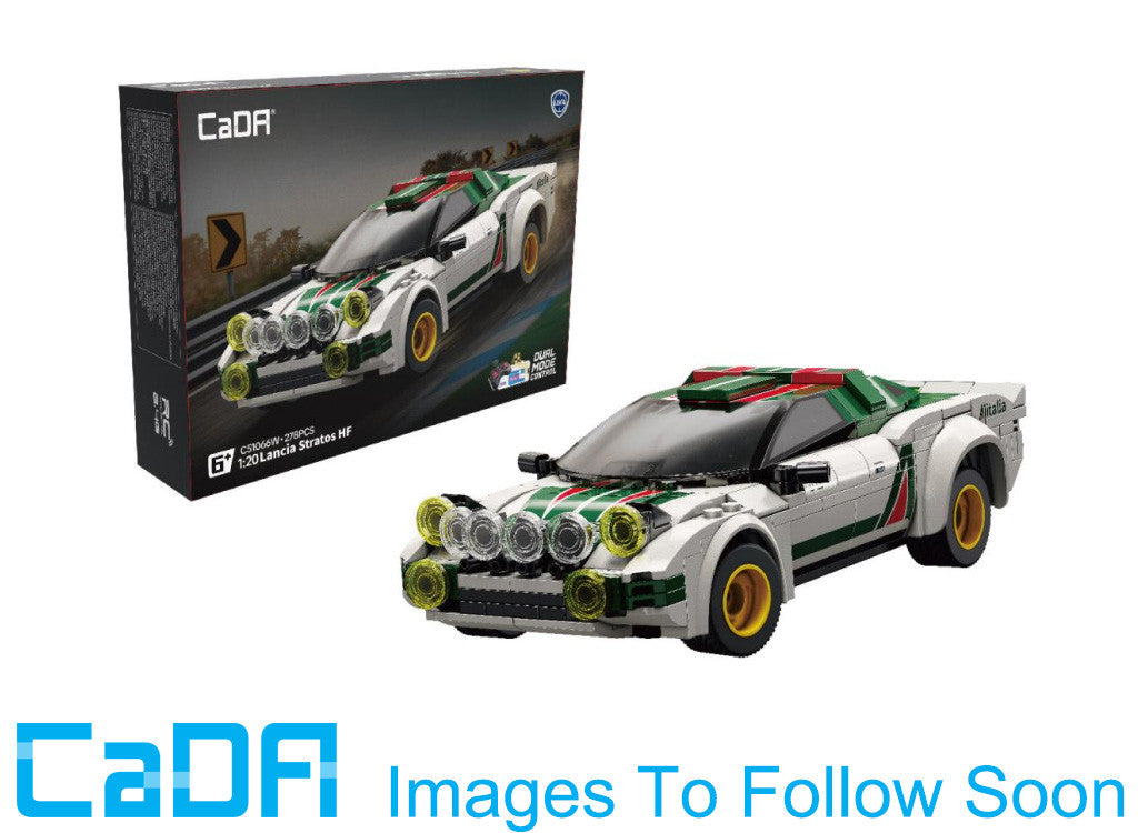 CaDA Lancia Stratos HF 278pc Brick Model 1:20 Car C51066W