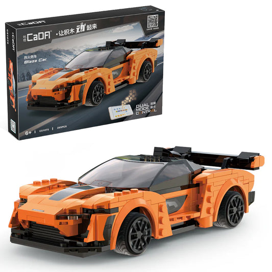 CaDA Blaze Car Orange RC Brick Model Age 6+ 295pcs 51075W