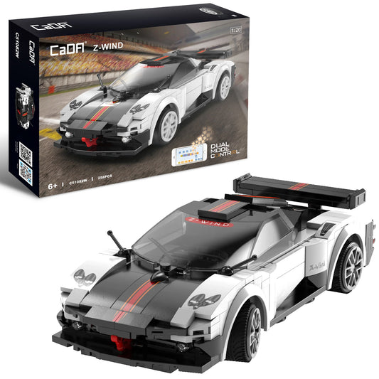 CaDA Z-Wind Sports Car 1:20 RC Brick Model Age 6+ 258pcs 51082W