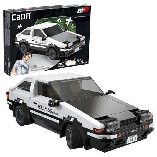 CaDA C51086W Initial D: Toyota AE86 Trueno 1:20 RC Brick Model 325pcs