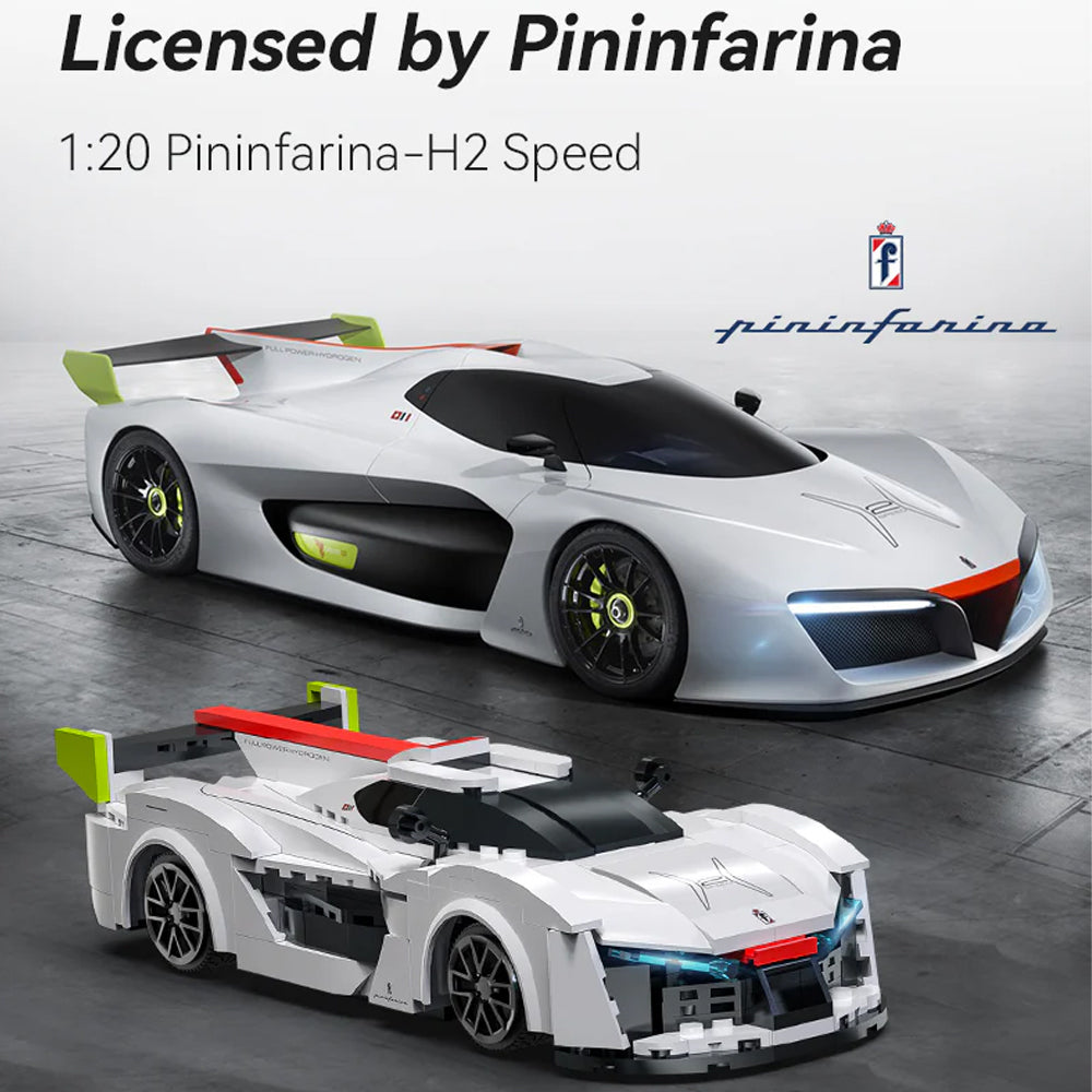 CaDA Pininfarina H2 Speed 1:20 RC Brick Model Age 6+ 296pcs 51090W