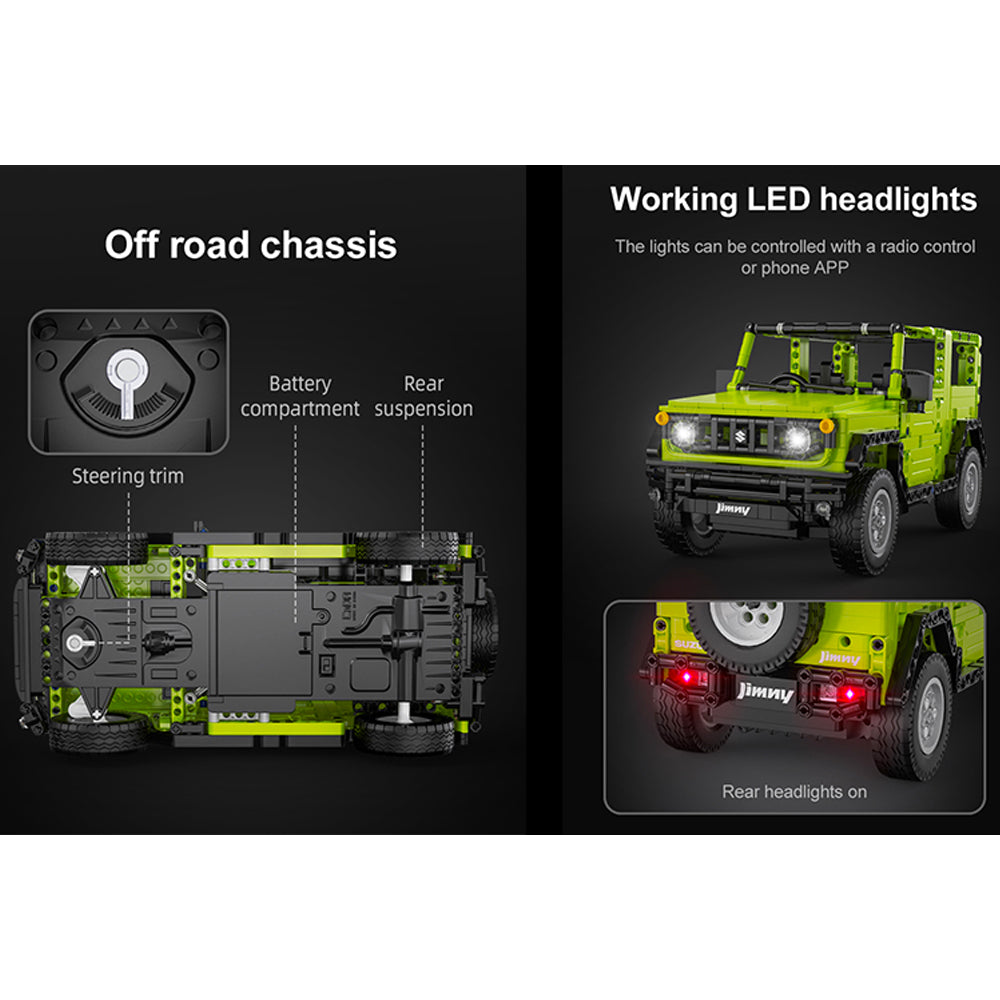 CaDA Suzuki JIMNY 579pc Brick Model 1:12 Car C51201W
