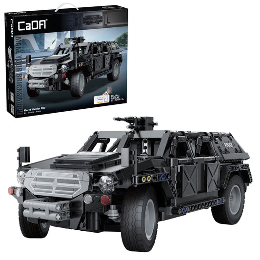 CaDA Fierce Warrior SUV Police/SWAT Truck RC Brick Model Age 6+ 561pcs 51207W