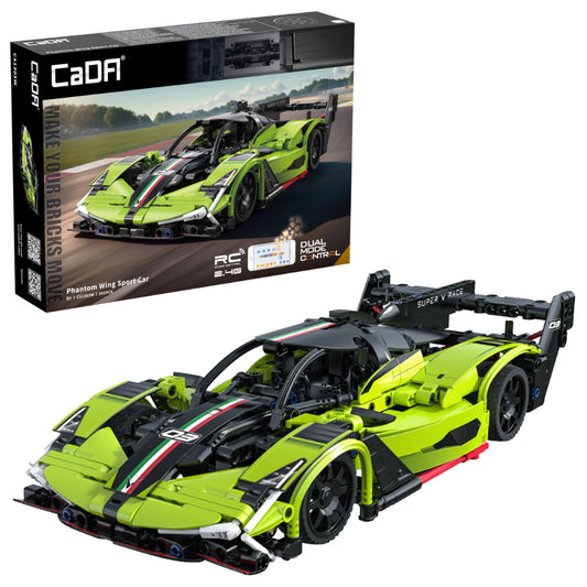 CaDA C51303W Phantom Wing Super Car RC Brick Model 395pcs