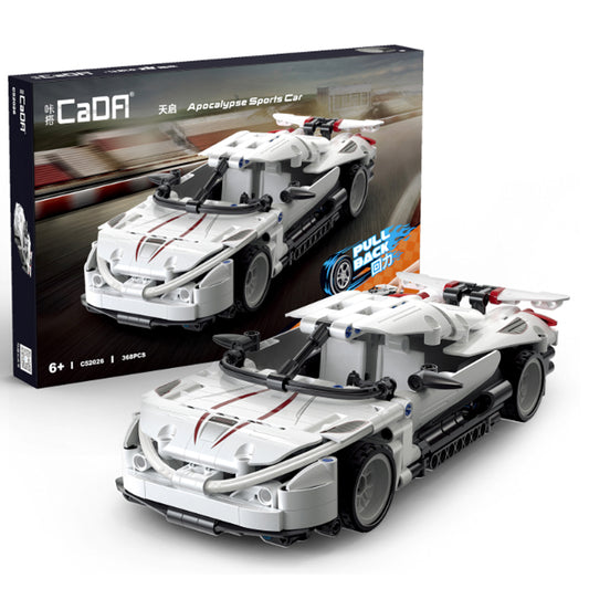 CaDA Apocalypse Sports Car 1:18 Pull Back Brick Model Age 6+ 368pcs 52026W