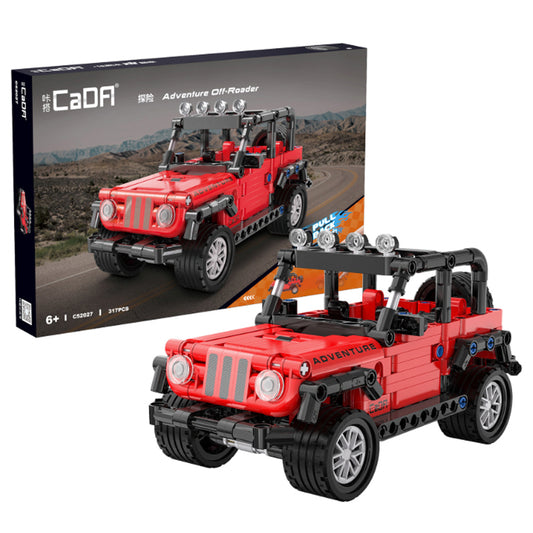 CaDA Adventure Off-Roader 1:18 Pull Back Brick Model Age 6+ 317pcs 52027W