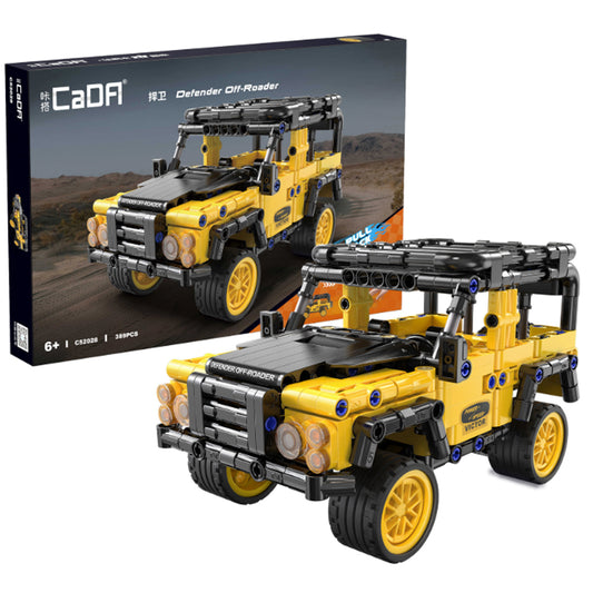 CaDA Defender Off-Roader 1:18 Pull Back Brick Model Age 6+ 389pcs 52028W