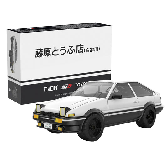 CaDA Toyota AE86 Trueno Initial D 1:35 Brick Model Age 8+ 72pcs 55018W