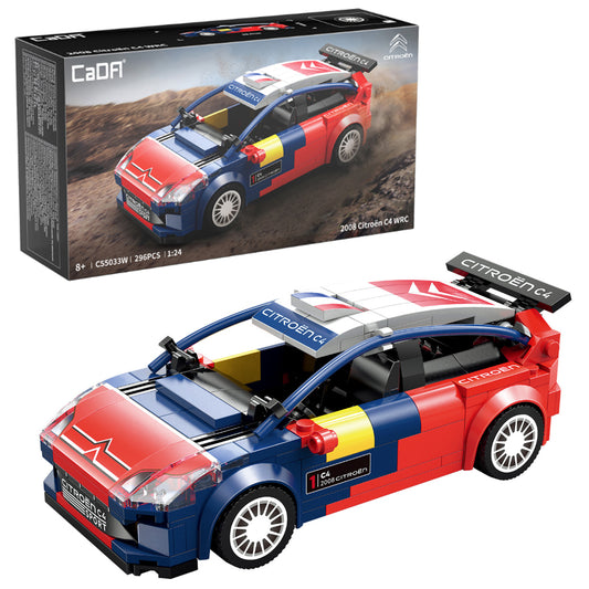 CaDA C55033W Citroen C4 WRC Rally Car 1:24 Brick Model 296pcs