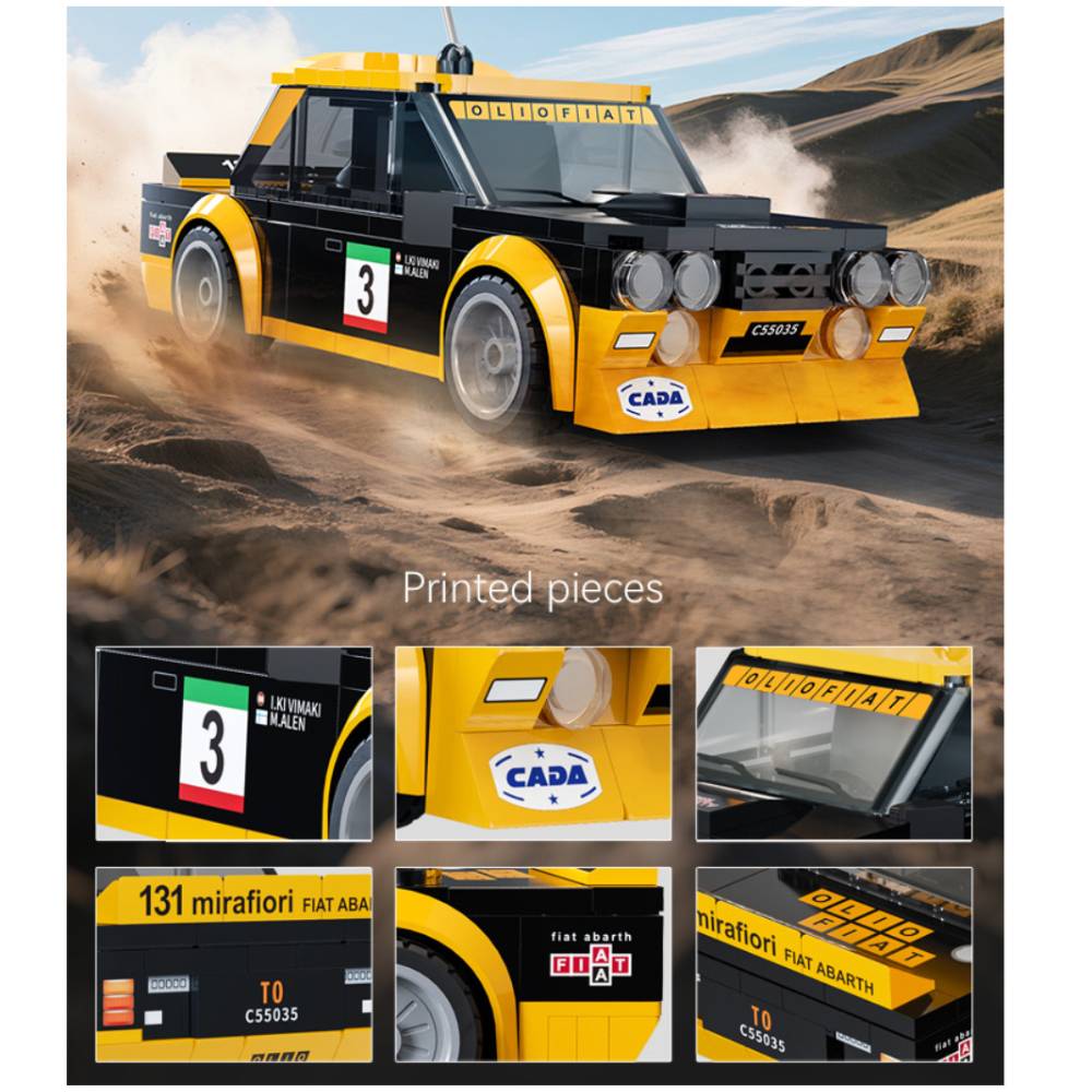 CaDA Fiat 131 Abarth 1:24 Brick Model 254pcs C55035W