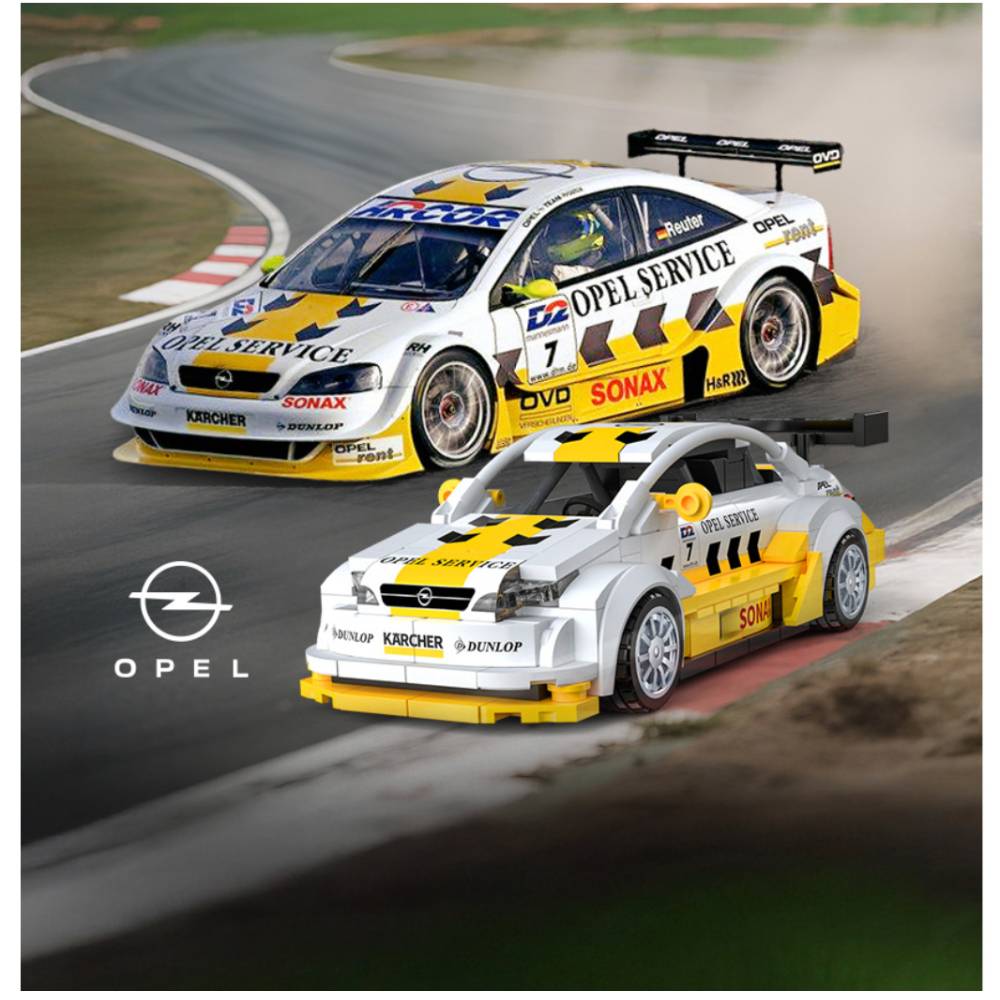 CaDA Opel Astra V8 Coupe 1:24 Brick Model 305pcs C55036W