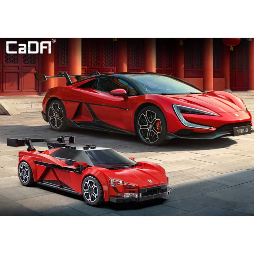 CaDA BYD Yangwang U9 Electric Sports Coupe 1:24 Brick Model 291pcs C55045W