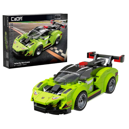 CaDA Velocity Hurricane 1:24 Brick Model Car 165pcs 55052W