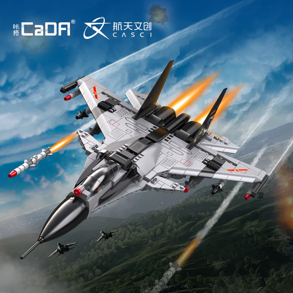 CaDA Fighter Jet Brick Model 1000pcs C56027