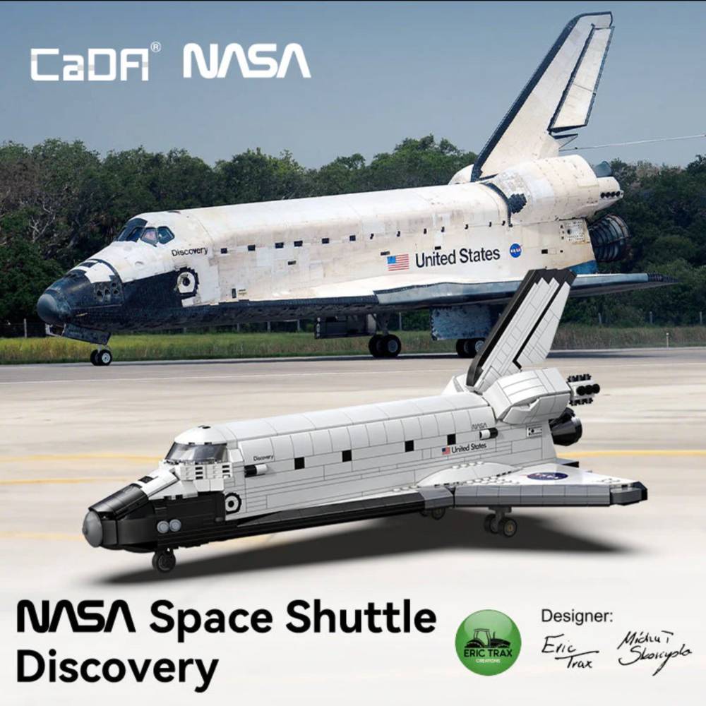 CaDA NASA Space Shuttle Discovery 1:85 Brick Model 1827pcs C56052W