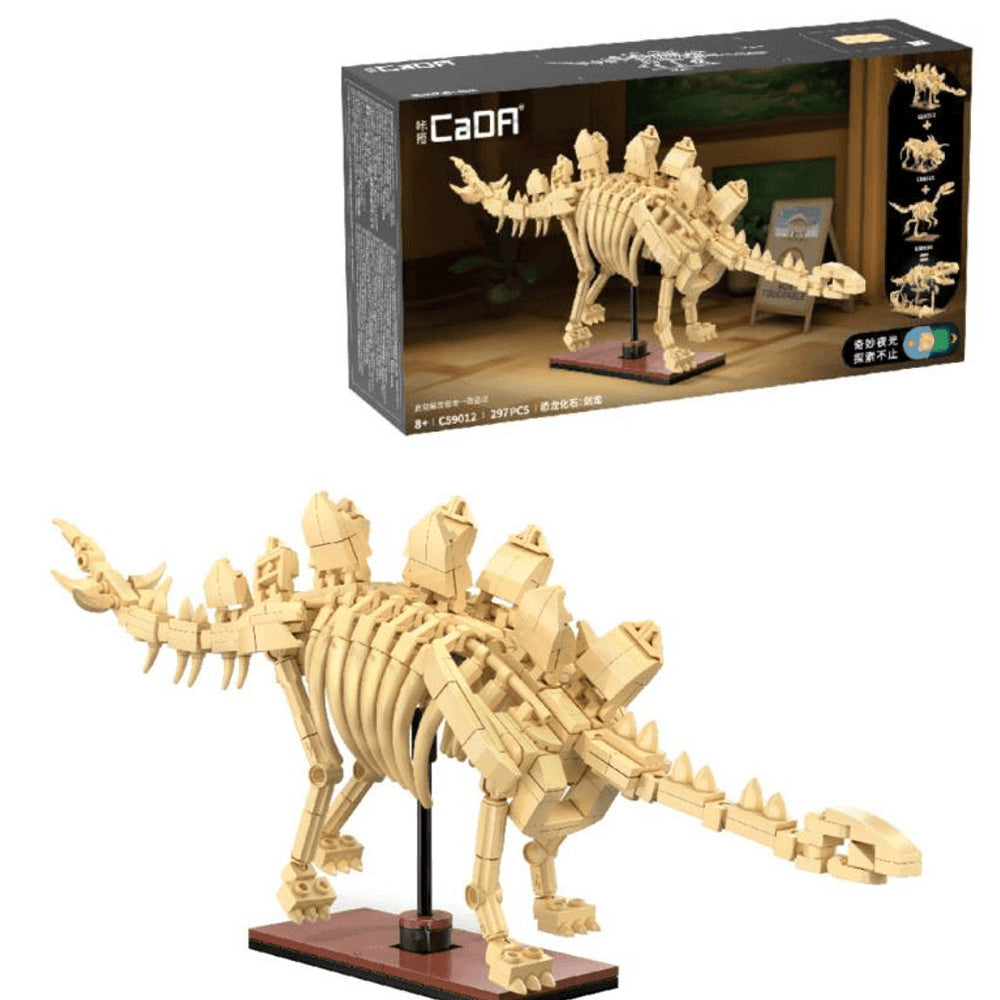 CaDA C59012W Dinosaur Fossils: Stegosaurus Brick Model 297pcs