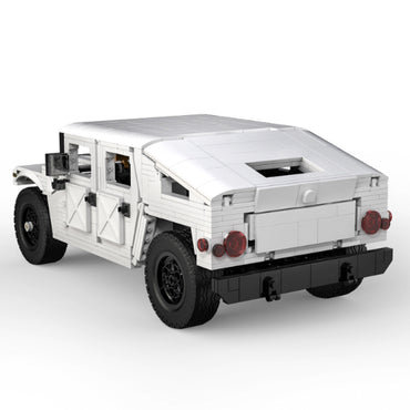 CaDA Humvee Off-Road Truck (White) 1:12 Brick Model 1386pcs 61027W