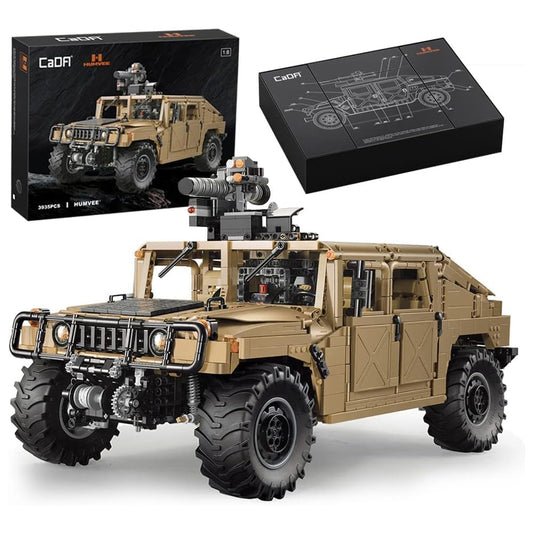 CaDA Humvee Off-Road Army Truck 1:8 Brick Model 3935pcs 61036W