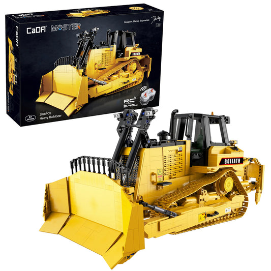 CaDA RC Heavy Bulldozer Goliath 1:16 Brick Model 2826pcs 61056W
