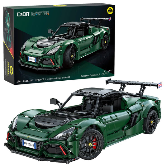 CaDA Lotus Exige Cup 430 1:8 Brick Model 3730pcs C61511W