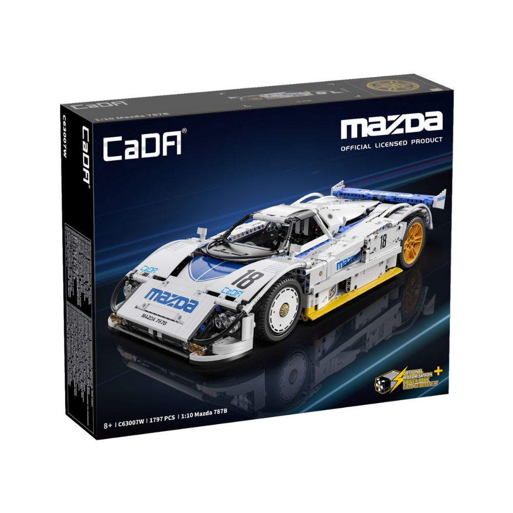 CaDA Mazda 787B (#18) 1991 1:10 Brick Model Age 8+ 1797pcs C63007W