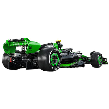 CaDA C64010W KICK Sauber C44 2024 F1 Car 1:8 Brick Model 2553pcs