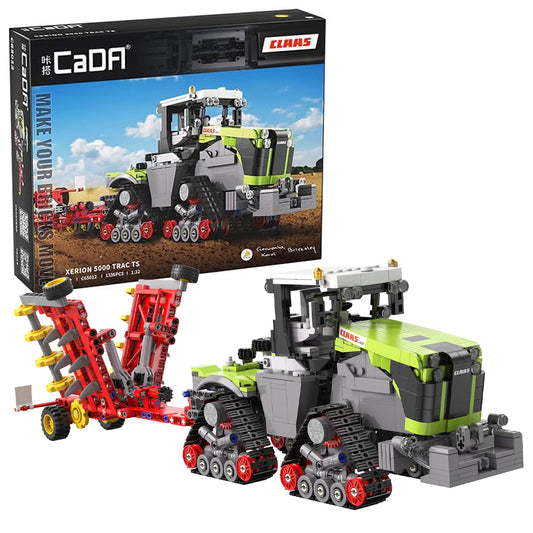 CaDA CLAAS Xerion 5000 TRAC TS 1:32 Brick Model 1336pcs 65012W