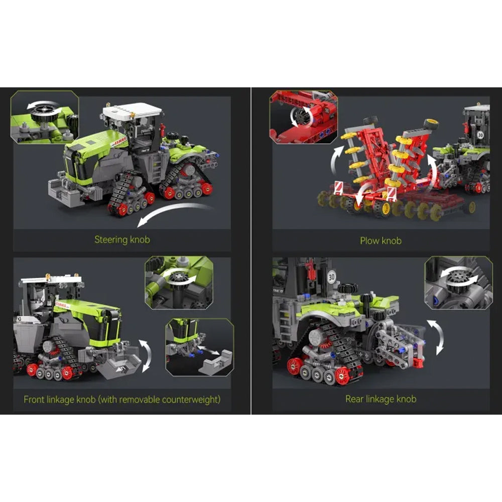 CaDA CLAAS Xerion 5000 TRAC TS 1:32 Brick Model 1336pcs 65012W