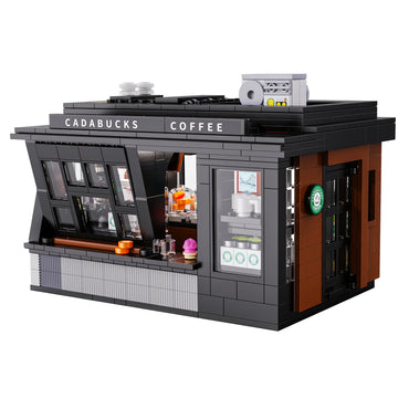 CaDA Street Coffee Shop Vendor Brick Model Building 768pcs C66005