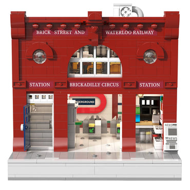 CaDA London Underground Subway Station Brick Model 1836pcs 66008W